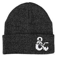 DnD - Embroidered Ampersand Beanie (D20)